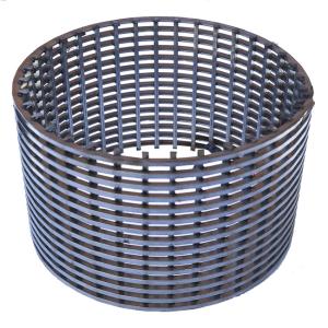 Durable Stainless Steel Johnson Vee Wire Screen with Threaded End Connection