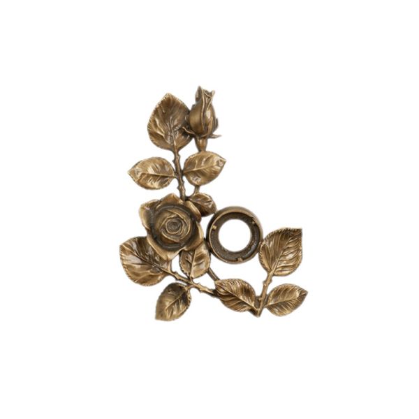 China Bronze color casket accessories tombstone decoration BD019 230*220mm factory