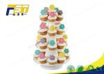 OEM ODM Cardboard Cake Display Stand Digital Printing Environmental Protection