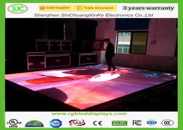 p8.928 indoor led display starlit dance floor,led dance floor with size 250mm