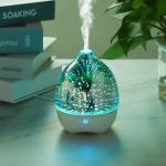 3D Glass Oil Ultrasonic Aroma Diffuser 70ml Electric USB Powered