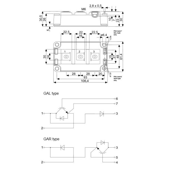 China IGBT Power Module BSM100GAR120D  IGBT-modules MITSUBISHI igbt power module factory