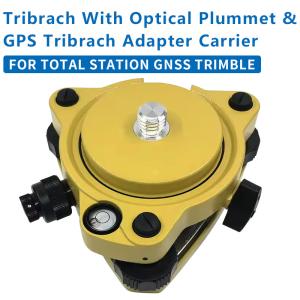 China Yellow Tribrach with Optical Plummet Fixed Adapter with 5/8X11 Thread for Total Station GNSS TRIMBLE Whole Set factory