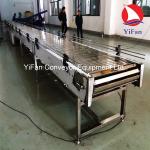 Stainlees Steel Slat Chain Conveyor with Good Load Capacity