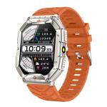 Customizable UI Square Shape Smart Watch Liquid Silicone Strap Sports Smart