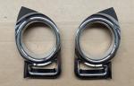 ABS Custom Chrome Front Fog Lamp Bezel For TOYOTA Highlander 2014 Kluger