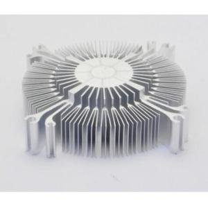 Customized Extruded Round Sunflower Radiator Aluminum Heatsink Profile Extrusion