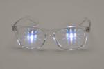 Plastic Rainbow Diffraction Glasses Style For Led Lighting Show