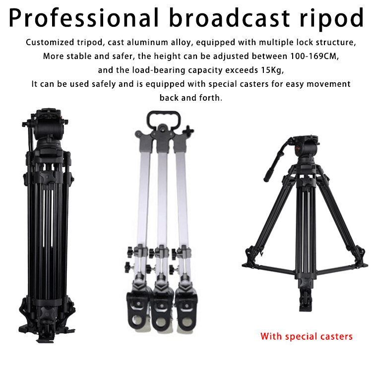 Broadcast Equipment 24 inches Dual Screen Presidential Teleprompter with Mirror Function