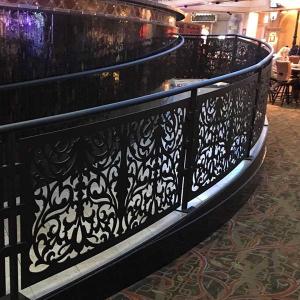 China Balustrades Aluminum Handrail Metal Baluster Modern Fence Indoor Ms Parapet Square Pipe Design Cement Balcony Railing factory