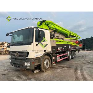 China Re-Manufactured Used Concrete Pump Truck Truck-Mounted 47 Meter on sale