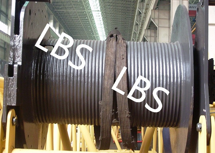 Galvanized Heavy Duty Rope Winch Drum Sleeves For Marine Ship And Tower