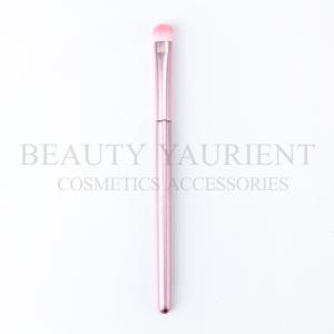 China Sandblasting Pink Ferrule Eyeshadow Smudge Brush Multifunction Eyes Makeup Brush factory