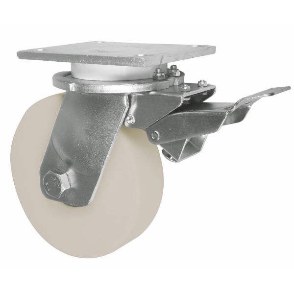 6"/8"/10" Brake / Rigid Extra Heavy-Duty MC Nylon Caster