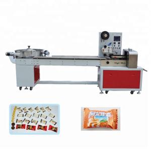 China 304 Stainless Steel Candy Packing Machine With Gas Filling / Date Printer Pillow Seal Type factory