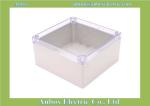 Drill Holes 192*188*100mm Clear Lid Enclosures
