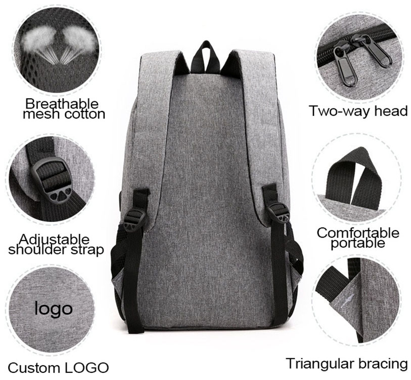 Unisex College Bags For Men Women custom logo backpack designer backpack For Students