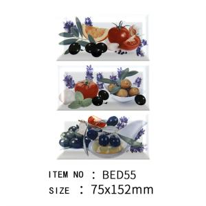 White Body Glossy Subway Porcelain Wall Tiles 75x152mm 150x305mm