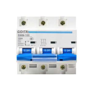China DC 400V 3P C Style High Breaking MCB for Lighting and Motor Protection System factory