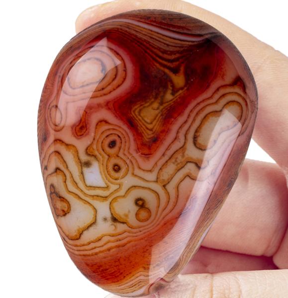 Natural Polished Carnelian Palm Stone Carnelian Pocket Gemstone Carnelian Worry