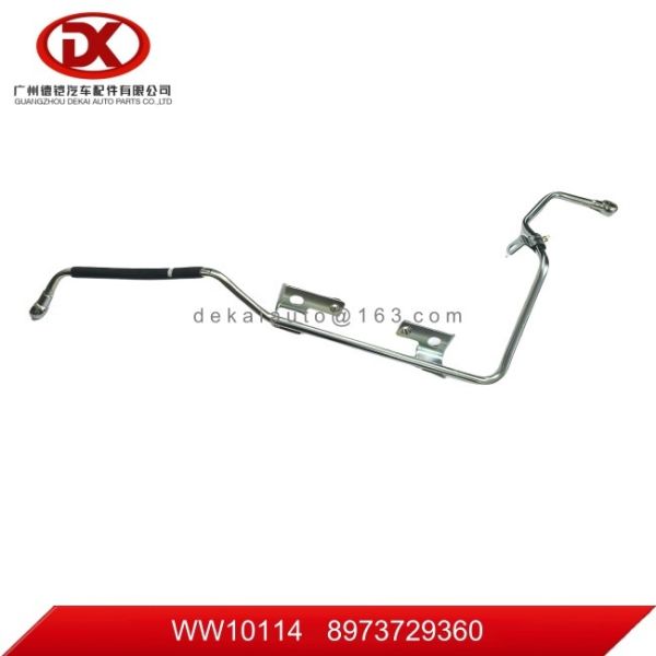 China ISUZU 4HG1-T Turbocharger Feed Oil Pipe 8973729362 factory