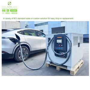 China CTS 44kW DC EV Portable Fast Charger 30kW 60kW Car Charger with Lithium Battery factory