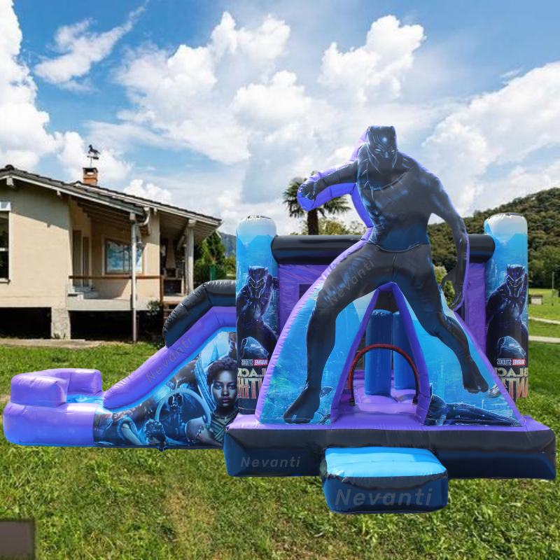 kids inflatable bouncy castle for outdoor play Blower repair kits included