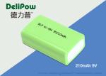 Environmental Industrial Rechargeable Battery 9v 210mAh For Bicycle Headlight
