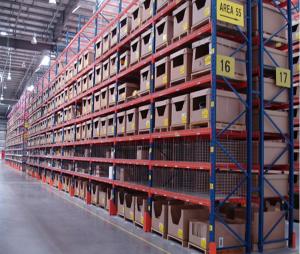 China Adjustable Safety Pallet Live Racking Stainless Steel For Perishable Goods factory
