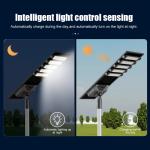 3000K - 6000K All In One Solar Street Light 150lm/W Integrated LED Street Light