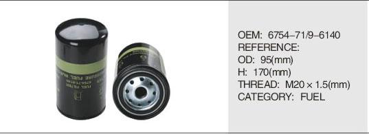 Truck Diesel engine parts oil filter for komtsu 600-311-8291
