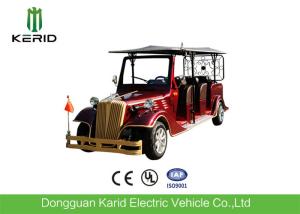 China Electric Powered Vintage 8 Person Golf Cart Tour Bus With 48V DC Motor factory
