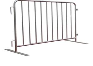 China Portable Crowd Control Barriers , Galvanized Steel Bike Rack Barricade factory