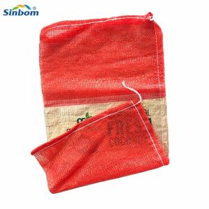 Vegetables 2.5kg PP Leno Mesh Bag for Onions and Potatoes Normally Min 7g 15-48g