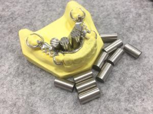 China Wear Resistance Cobalt Chromium Alloy , Non Precious Dental Alloys Cylinder Shape factory