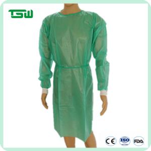 China Laboratory cleanroom PP / SMS Disposable Isolation Gowns factory