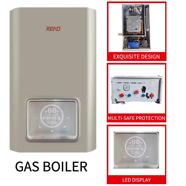Stainless Steel Wall Hanging Gas Furnace Heating Bath Function Lpg Boiler