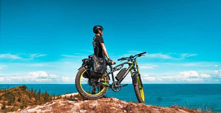 US EU STOCK Fat Tyre 26 Mountain Electric Bikes 750 Watt 50kmh CYSUM M900 1000