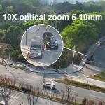 YGHT 5.0MP Metal PTZ Camera with 10X Optical Zoom, Humanoid Tracking & Vehicle