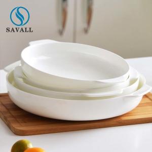 China Nano Self Cleaning Glazed Lotus Leaf Bionic Non Stick Porcelain Plates 8 Inch With Ears factory