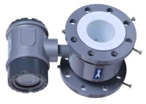 China DN600 PTFE Lined Electromagnetic Flow Meter 24 Inch Stainless Steel Pipe factory
