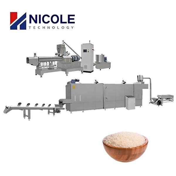 300kg/H Stainless Steel Fortified Rice Processing Line Full Automatic Cleaning