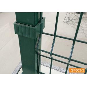 Square Post 3D Welded V Mesh Security Fencing