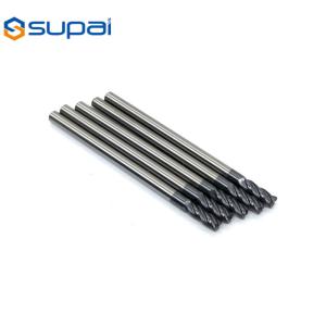 China CNC Hard Metal Corner Radius Milling Cutter Tungsten steel End Mill 4 Flutes R Cutter Bit factory