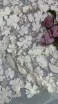 Elegant Floral Lace Mesh Ground for Dressmaking Gowns Soft Lightweight