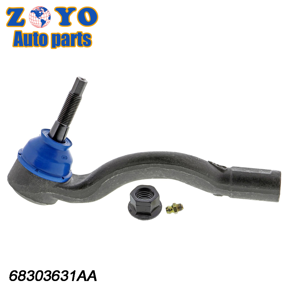 Left Position Tie Rod End for 2016-2022 Dodge Durango 68303631AA Black