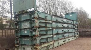 China In line with international standards of second-hand 20gp steel dry containers factory