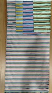 China Smooth And Hygroscopic Soft High Quality Striped Knit Fabric For T-Shirt factory