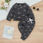 New Spring And Autumn Children's Outfit Sets Boylong-Sleeved Trousers Two-Piece