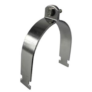 China 33-36mm 1 Inch Heavy Duty Galvanized Carbon Steel Metal Pipe Clamps factory
